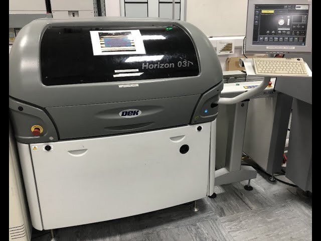 2009 DEK Horizon 03i Screen Printer