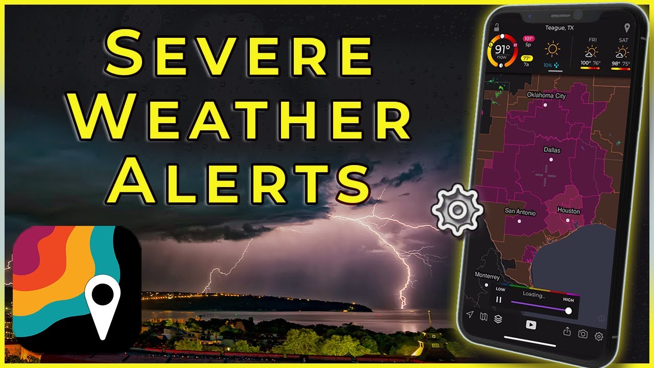 Custom Severe Weather Alerts | MyRadar Tutorial
