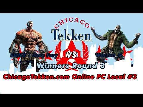 EQNX Joey Fury v Warren G - Winners Round 3 - ChicagoTekken.com Online PC #3