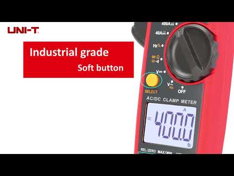 UNI-T UT204+ Digital Clamp Meter- 600A AC/DC True RMS