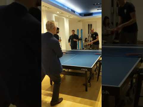 #spinxbomber #tabletennis #pingpong Spin x Bomber event in NYC