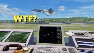 TROLLING as an Air Traffic Controller in Flight Sim X! (Multiplayer)
