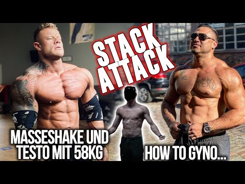 Stack Attack | Masseshake und Testo mit 58kg, How to Gyno.... 2023