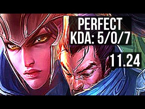 QUINN vs YASUO (TOP) | Rank 1 Quinn, 5/0/7, 66% winrate | TR Master | 11.24