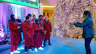 Singing Ghetto Christmas Carol Prank At The Biggest Mall Of America!
