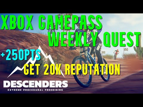 How to Get 20k Reputation in Descenders - Xbox Game Pass Weekly Quest
