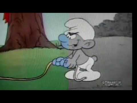 Smurfs I love rock and roll colorful