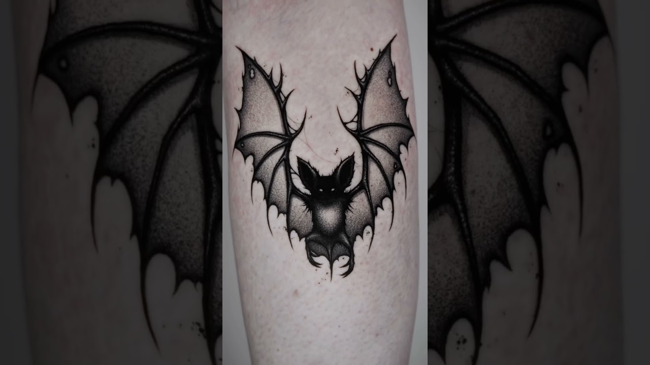 Bat tattoo in my style • For booking DM me on IG: ohrwyrd #tattoo #tattooartist #tattooideas #dark