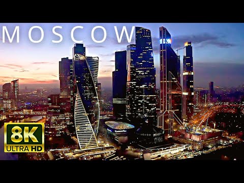 Moscow, Russia 🇷🇺 in 4K ULTRA HD 30 FPS