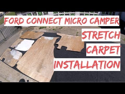 Ford Connect Micro Camper Conversion Carpeting Ply & Headlining Panels