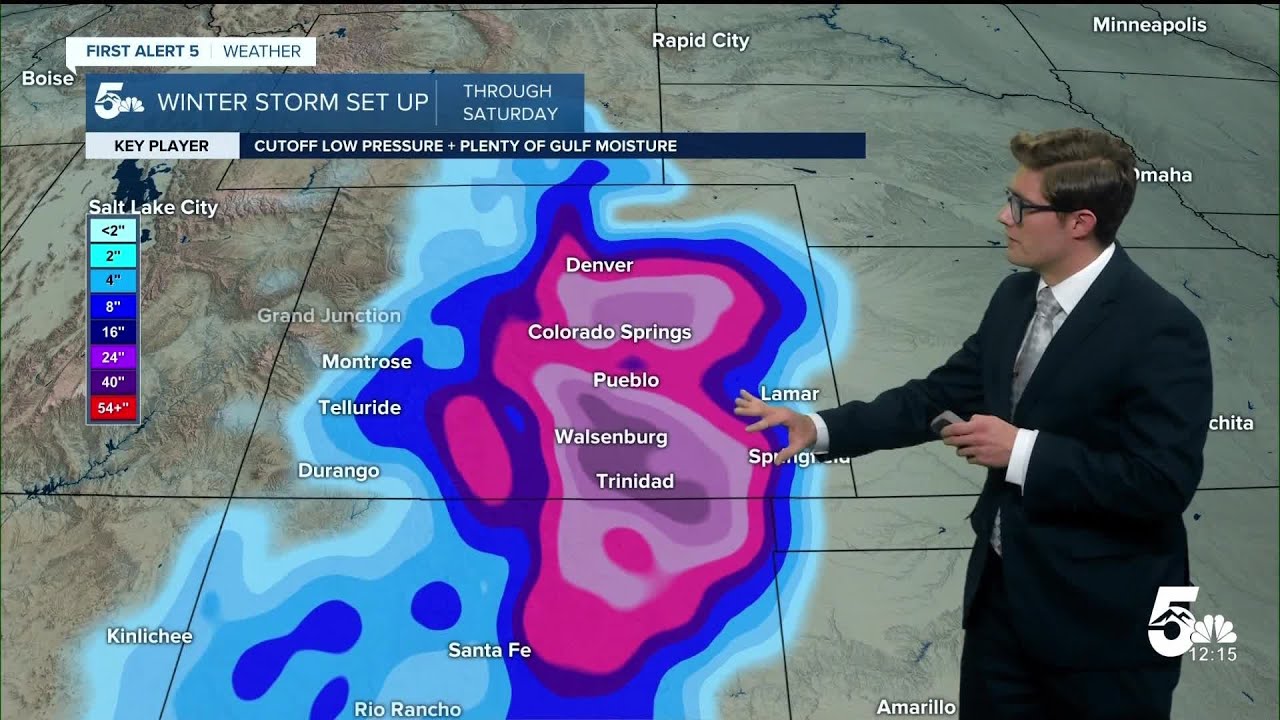 Heavy snow continues today and tomorrow for southern Colorado