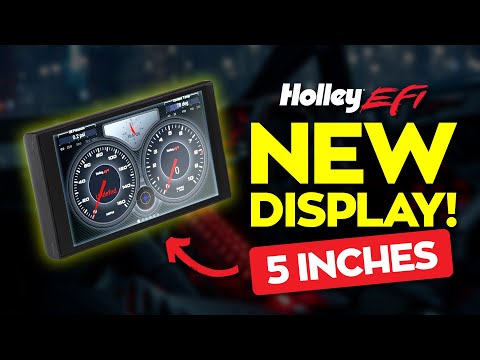 The NEW Holley 5\" Digital Dash for Sniper, Terminator X, & Holley EFI