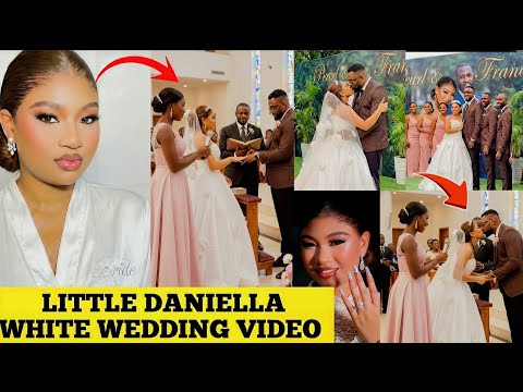 NOLLYWOOD TEEN ACTRESS PEARL SHIM FULL WHITE WEDDING VIDEO CEREMONY | CONGRATULATIONS TO HER 
