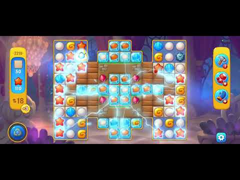 Fishdom gameplay level 2219