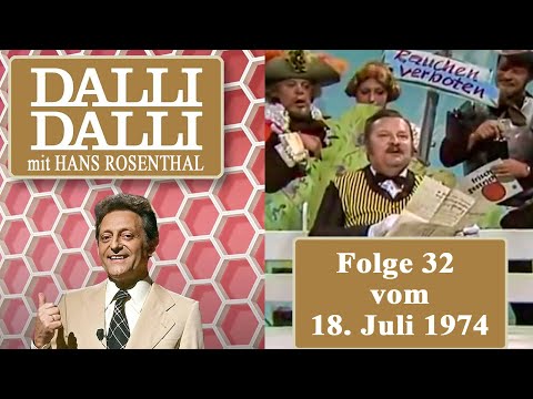 Dalli Dalli - Mit Hans Rosenthal - Folge 32 vom 18 Juli 1974