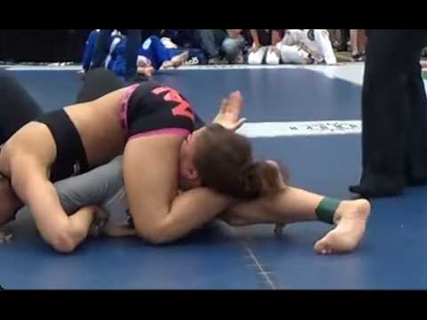 Andrea Lee Inverted Triangle Choke Submission | Best Of Female Jiu Jitsu