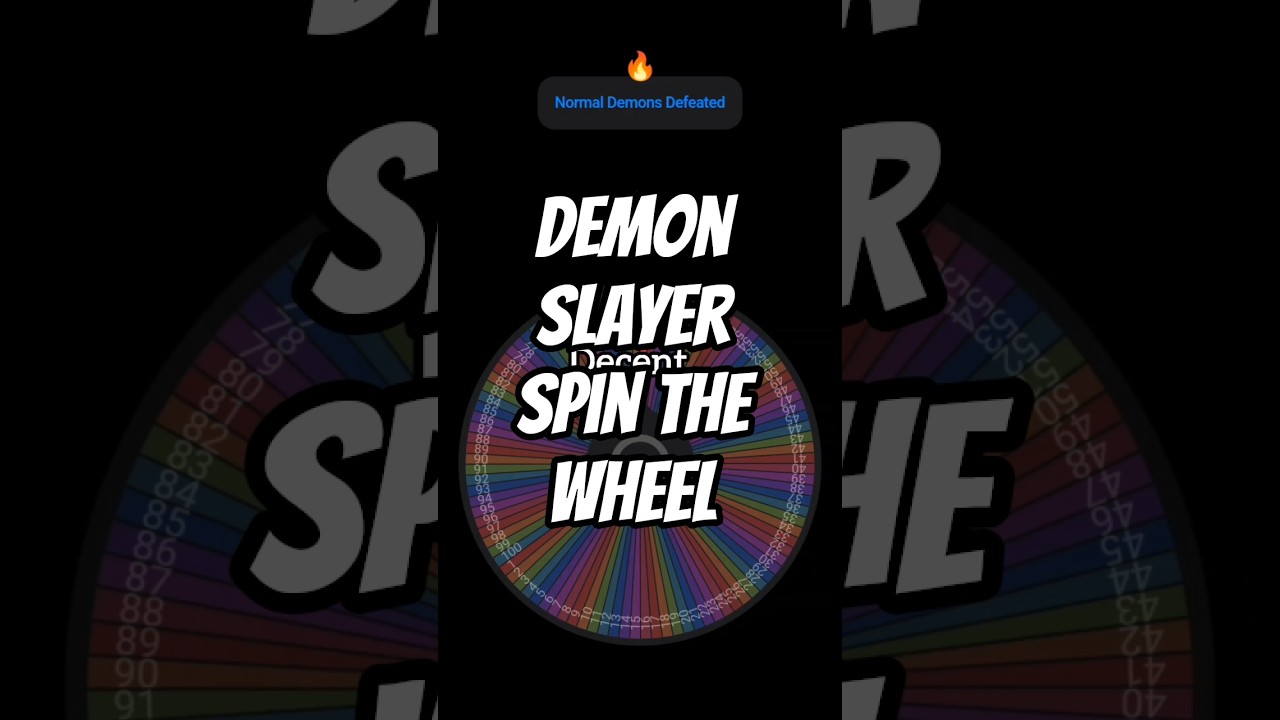 First OP charac🙏😭 #spinthewheel #animeedit #infinitycastle #demonslayer #kimetsunoyaiba