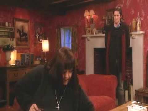 Richard Armitage with the vicar of Dibley