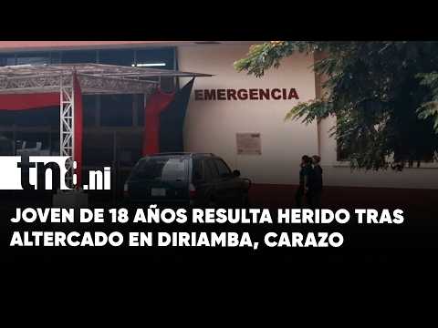 Joven permanece hospitalizado tras ser apuñalado en Diriamba