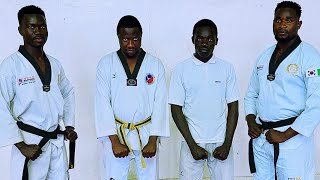 Bwana Njombe training Taekwondo getting ready to face ma cadre before during and after elections