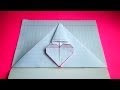 оригами сердечко-конверт / идеи для личного дневника(лд)#6 / origami envelope heart ...