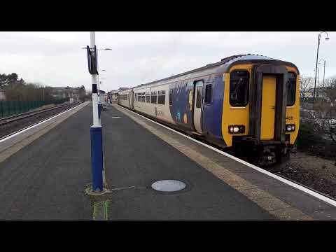156469 - Northern Rail Service to Lancaster Leaving Morecambe