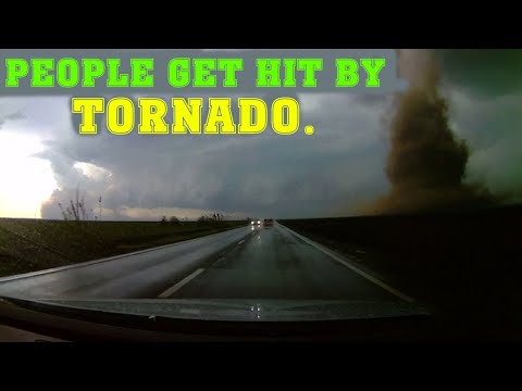 People Are Hit by Tornadoes. Epic Situation.