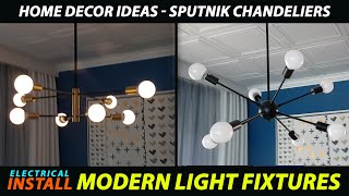 WHICH? Ceiling Light Sputnik Chandeliers Install - Home Decor Ideas Light Fixture Idea