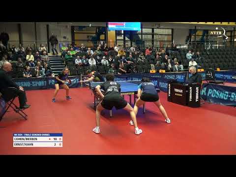 NK 2024 - Finale gemengd dubbel: Tali Cohen/Berry Berben vs Emine Ernst/Ivan Kahn