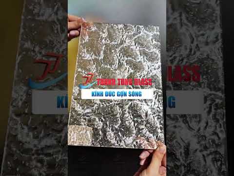 Kính đúc gợn sóng – sản xuất thủ công