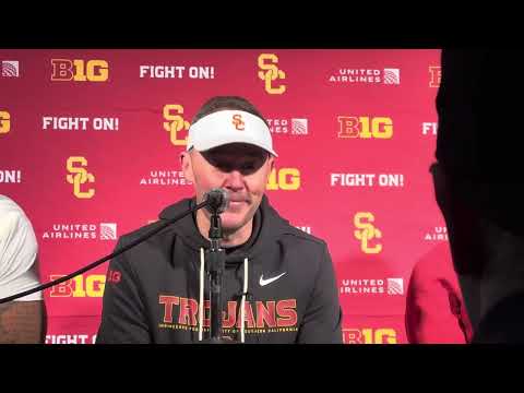 USC HC Lincoln Riley | Trojans lose to Oregon 45-27