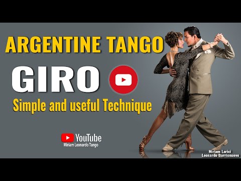 GIRO  - Argentine Tango step - Useful Technique