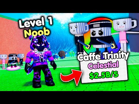 Starting Over as NOOB with OP CELESTIAL in Escape Tsunami For Brainrots! (Roblox)