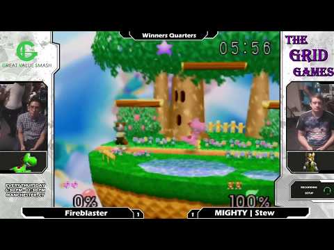 Smash 64: Fireblaster (Yoshi) V MIGHTY | Stew (Fox) - Shattered 118 Tournament SSB64