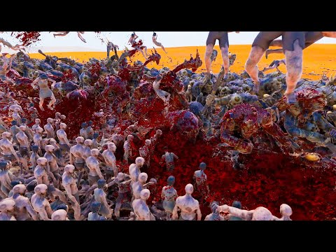 10000 Troll VS 1 MILLION Zombie  - Ultimate Epic Battle Simulator 2 UEBS 2