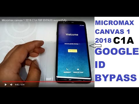 Micromax canvas 1 2018 C1A FRP BYPASS succesfully .