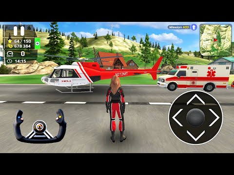 Helicopter Flight Pilot Simulator - Heli License Test Game #8 - Android Gameplay