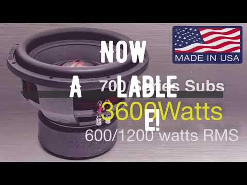 Audio Car World  - DD Audio  700 Series Subwoofer 3600Watts
