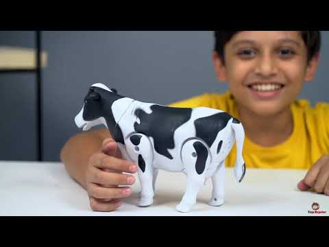 , title : 'Unboxing And Review Of Cow Toys - ये गाय चलती है और बोलती है