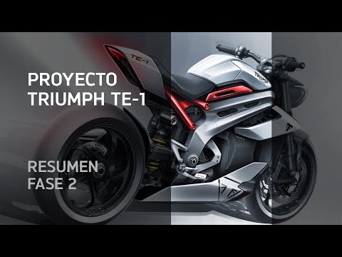 Proyecto TE-1 🔋 Triumph sienta las bases de su futura moto eléctrica