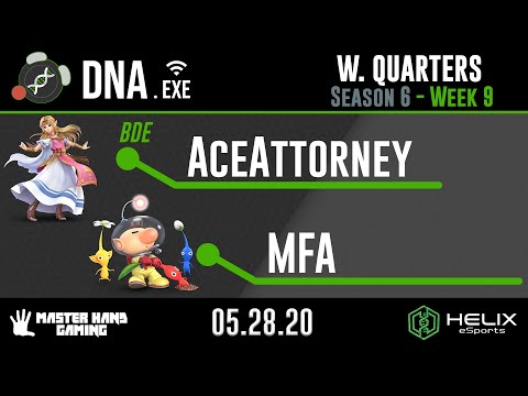DNA.EXE S6:W9 - BDE | AceAttorney (Zelda) Vs. MFA (Olimar) - W Quarterfinals