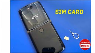 Motorola Razr 2020 5G  how to insert and remove SIM Card