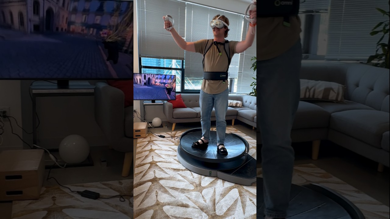 Ever Fallen in VR? Trying Out the Omni One VR Treadmill