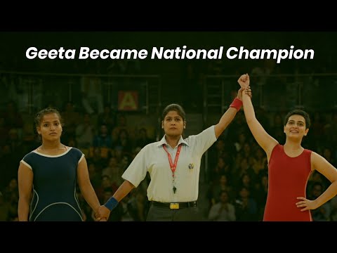 Geeta Became National Champion | Dangal - Movie Scene | Amir Khan | Disney