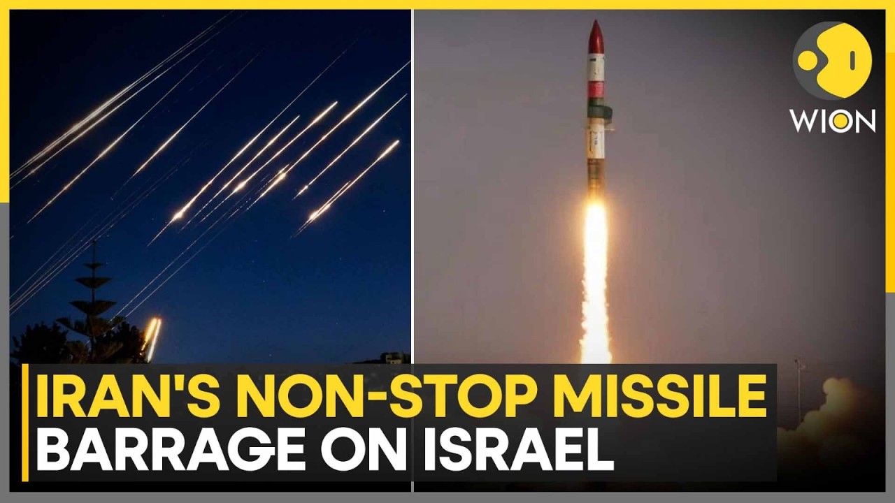 Israel-Ira War: Iran's Unstoppable Missiles Crush Haifa, Explosions Shake Tel Aviv  | WION