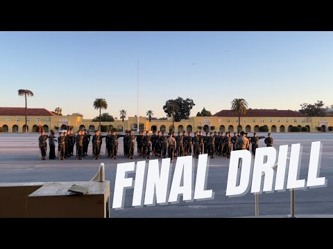 USMC MCRD San Diego drill instructor life. Boot camp final drill【国際結婚 アメリカ生活】サンディエゴ でのミリ妻生活 ブートキャンプ