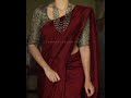 Simple Look In Plain Sarees ️ ️