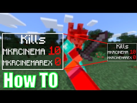 MKR Cinema - How To Easily Make A Kill Counter Scoreboard in MCPE! - Minecraft Bedrock! ( MOBILE,WIN10,CONSOLE )