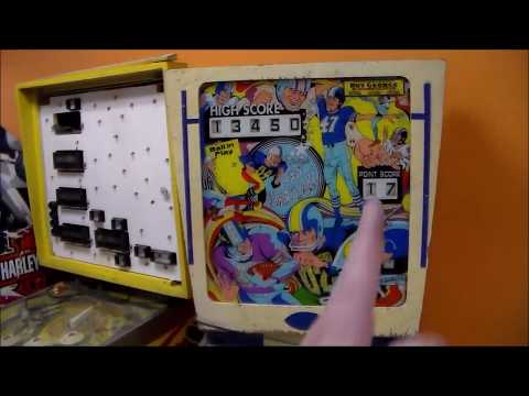 Saving a 1973 Gottlieb Pro Football Wedge Head Pinball Machine