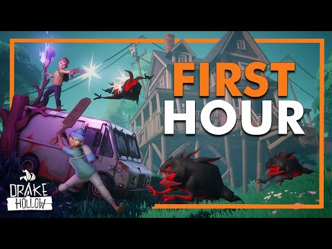 NEW SURVIVAL - Crafting, Base Building, Tower Defense & More! (Drake Hollow First Hour Gameplay EP1)